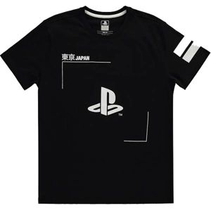 Tričko PlayStation Black & White Logo M TS310664SNY-M