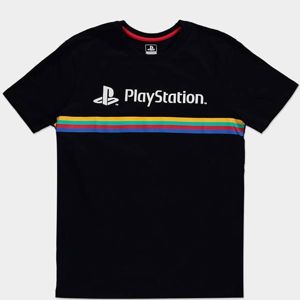 Tričko PlayStation Color Stripe Logo L TS336831SNY-L