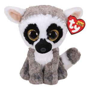 TY Plyšový lemur Linus, 15 cm TY_36224