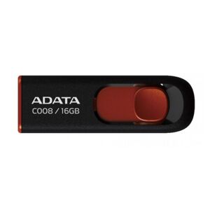 USB kľúč A-Data C008, 16 GB, USB 2.0, čierny AC008-16G-RKD