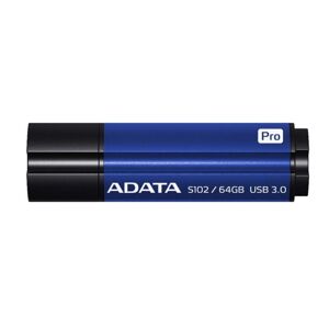 USB kľúč A-Data S102 Pro, 64GB, USB 3.1 - rýchlosť 100/50 MB/s, Blue (AS102P-64G-RBL) AS102P-64G-RBL