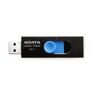 USB kľúč A-DATA UV320, 128GB, USB 3.1 - rýchlosť 80 MBs, Black (AUV320-128G-RBKBL) AUV320-128G-RBKBL