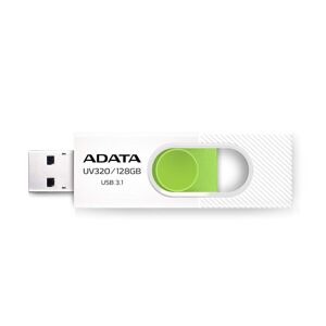 USB kľúč A-DATA UV320, 128 GB, USB 3.1, rýchlosť 80 MBs, biely AUV320-128G-RWHGN