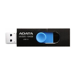 USB kľúč A-DATA UV320, 64GB, USB 3.1 - rýchlosť 80 MBs, Black (AUV320-64G-RBKBL) AUV320-64G-RBKBL
