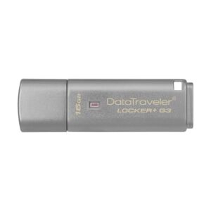 USB kľúč Kingston DataTraveler Locker+ G3, 16GB, USB 3.0 - rýchlosť 135MBs (DTLPG316GB) DTLPG316GB