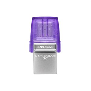 USB kľúč Kingston DataTraveler MicroDuo 3C, 256GB, USB 3.2 (gen 1) s USB-C konektorom DTDUO3CG3256GB