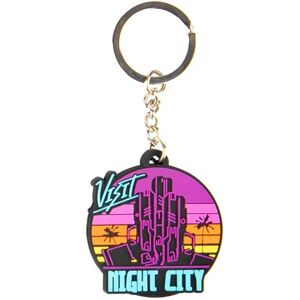 Kľúčenka Visit Night City (Cyberpunk 2077)