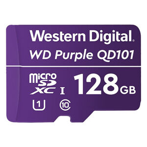 WD 128 GB Purple microSDXC card Class10 U1 WDD128G1P0C