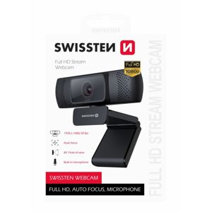 Webová kamera Swissten Webcam FHD 1080P s mikrofónom 55000001