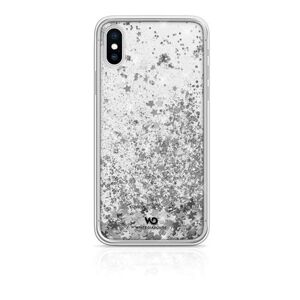 White Diamonds Sparkle Case Clear iPhone X/Xs, Silver Stars 1370NSP12