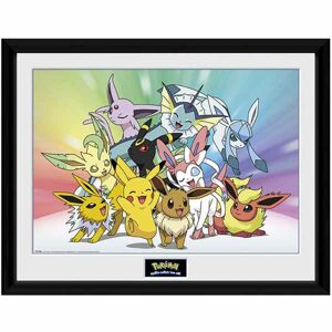 Zarámovaný plagát Eevee (Pokémon) PFC2084