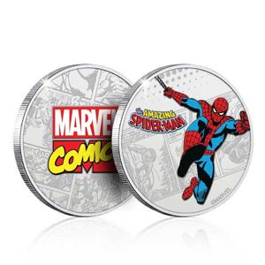 Zberateľská minca Spider Man (Marvel) Spiderman1